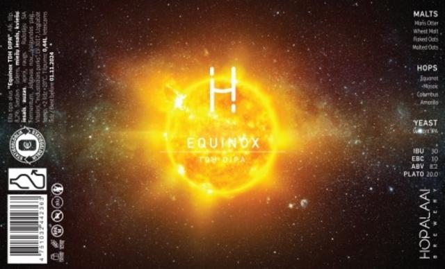 Equinox TDH DIPA 8.2%, Hopalaa, Latvia