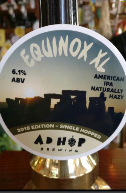 Equinox XL 2018 6.1%, Ad Hop Brewing Ltd, England