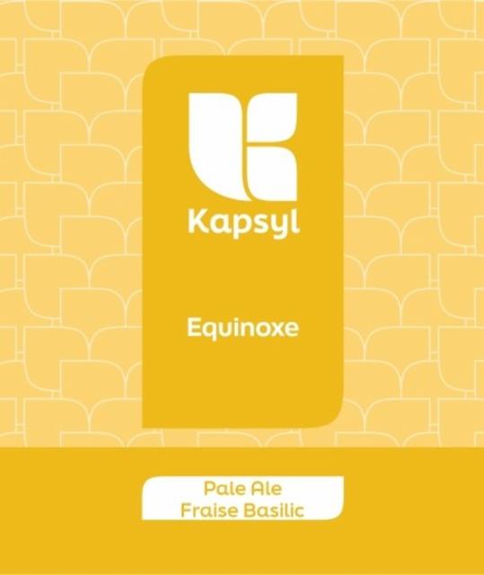 Equinoxe 5.0%, Brasserie Kapsyl, France