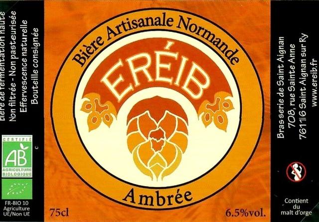 Eréib Ambrée, La Brasserie De Saint Aignan (Eréib)