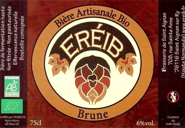 Eréib Brune 6.0%, La Brasserie De Saint Aignan (Eréib), France