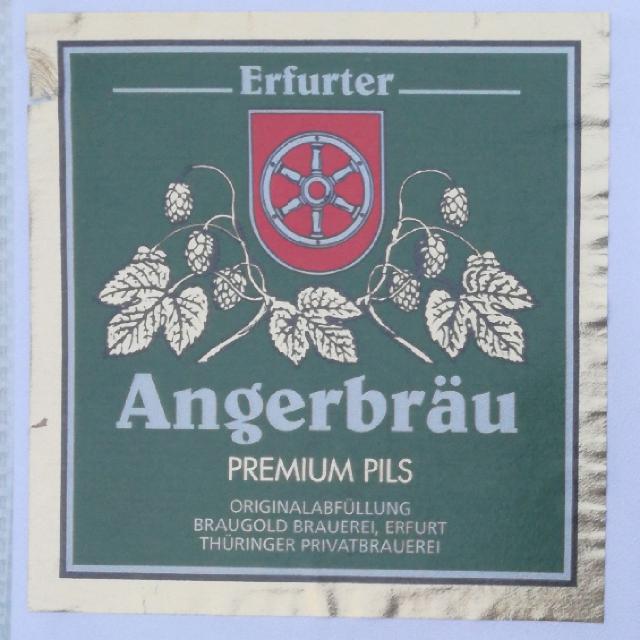 Erfurter Angerbräu Pils, Braugold Brauerei Erfurt