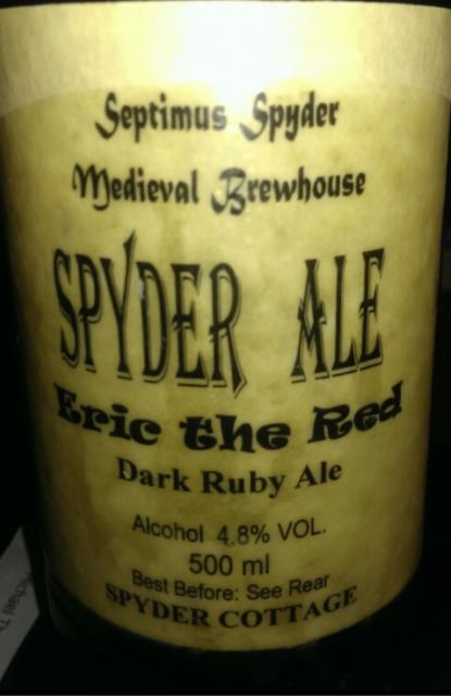 Eric The Red 4.8%, Septimus Spyder Medieval Brewhouse, England