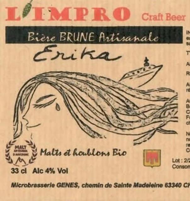 Erika 4.0%, Microbrasserie L'Impro, France