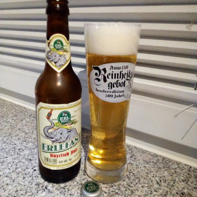 Erl-Bräu Erlefant Bayrisch hell 5.0%, Landbrauerei Ludwig Erl, Germany