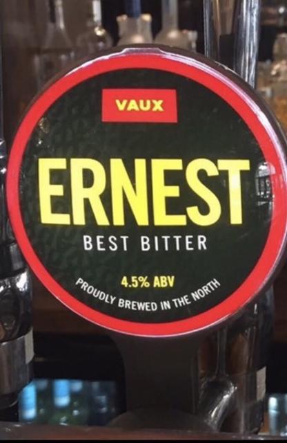 Ernest Best Bitter 4.5%, Vaux Brewery, England