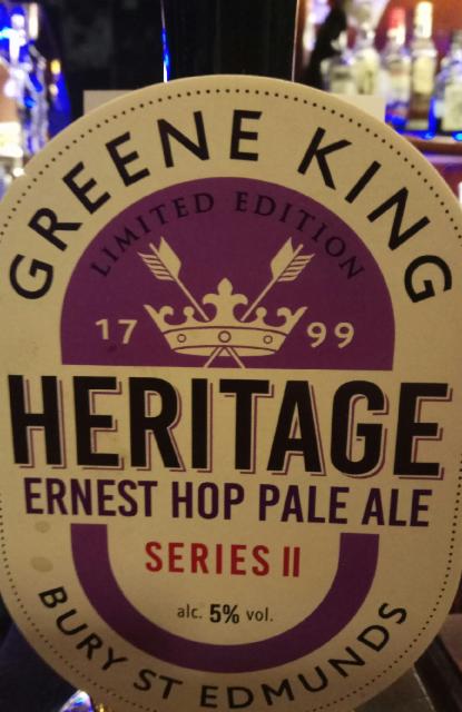 Ernest Hop Pale Ale 5.0%, Greene King, England