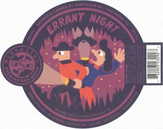 Errant Night 8.3%, Mikkeller Brewing San Diego, United States