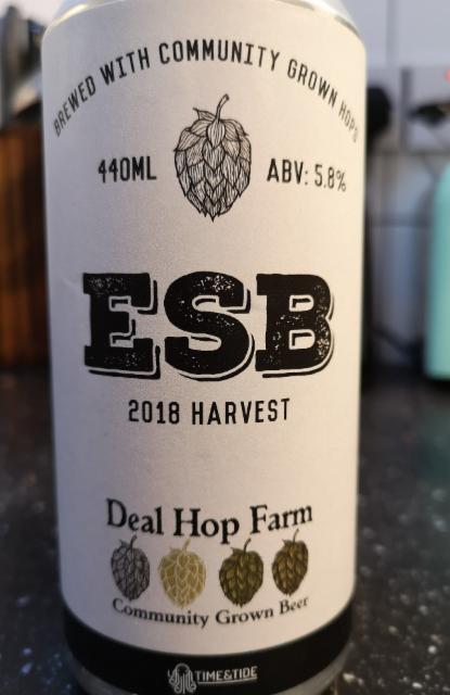 ESB 2018 Harvest 5.8%, Time & Tide Brewing, England