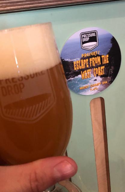 Escape From The West Coast 7.4%, Pressure Drop Brewing (UK), England