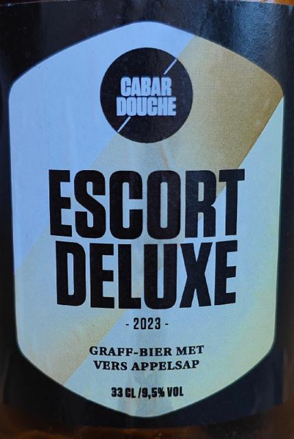Escort Deluxe 2023 9.5%, Cabardouche, Belgium