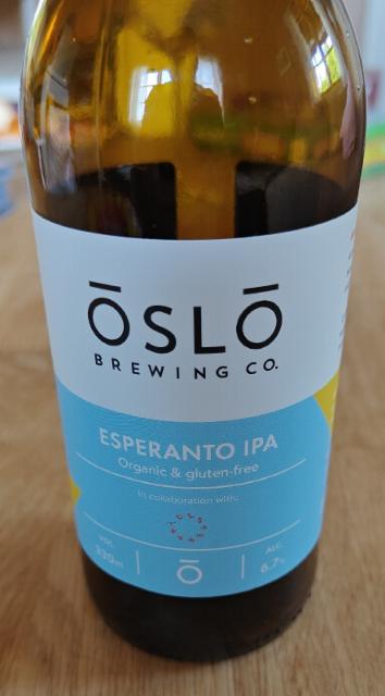 Esperanto IPA 6.7%, Oslo Brewing Company, Norway