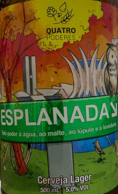 Esplanada 5.0%, Cervejaria Quatro Poderes, Brazil