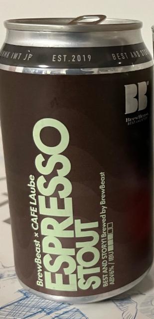 ESPRESSO STOUT 5.0%, BREW BEAST, Japan