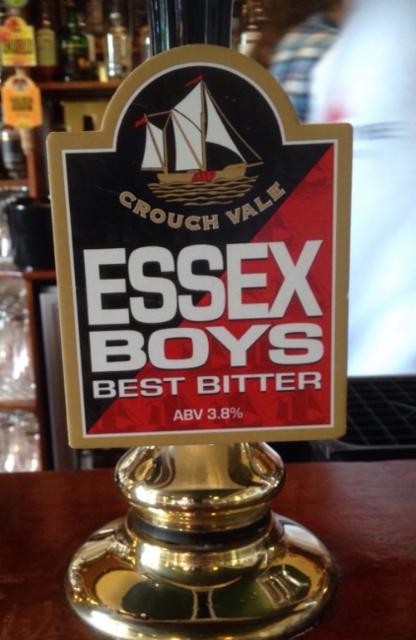 Essex Boys 3.8%, Crouch Vale Brewery, England