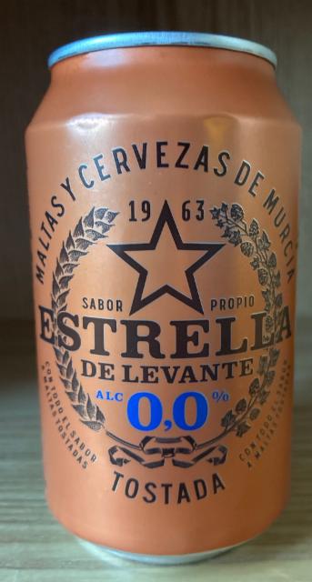 Estrella De Levante Tostada 0,0%, Estrella de Levante, Spain