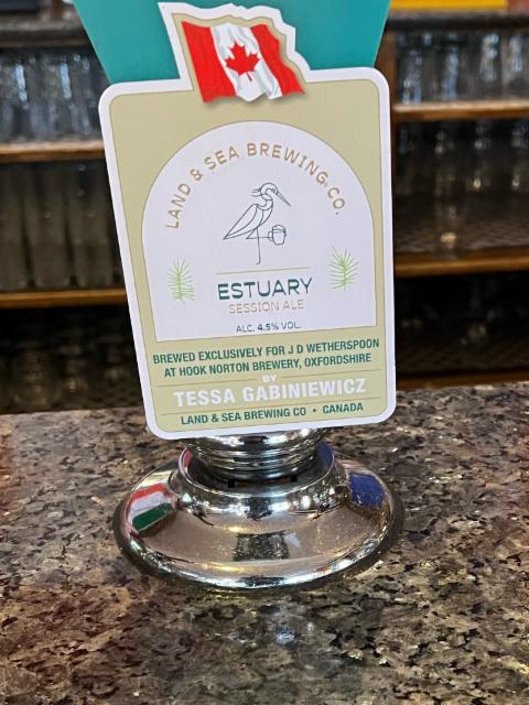 Estuary Session Ale, Land & Sea Brewing