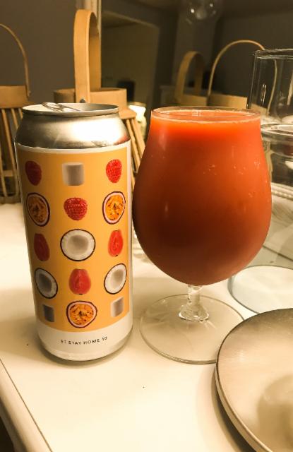 ET Stay Home 10 - Raspberry, Passion Fruit, Guava, Marshmallow, Coconut 5.5%, Evil Twin Brewing NYC, United States