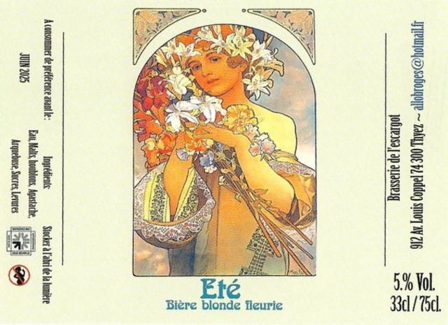 Été 5.0%, Brasserie De L'Escargot - Bière Des Allobroges, France