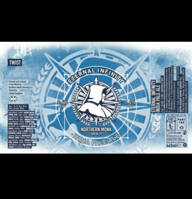 Eternal Infinity 7.4%, Northern Monk Brew Co., England