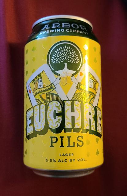 Euchre Pils 5.5%, Arbor Brewing Company Pub & Eatery, United States