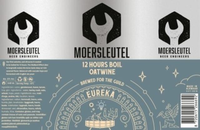 Eureka - 12 Hours Boil Oatwine 12.0%, Brouwerij De Moersleutel, Netherlands