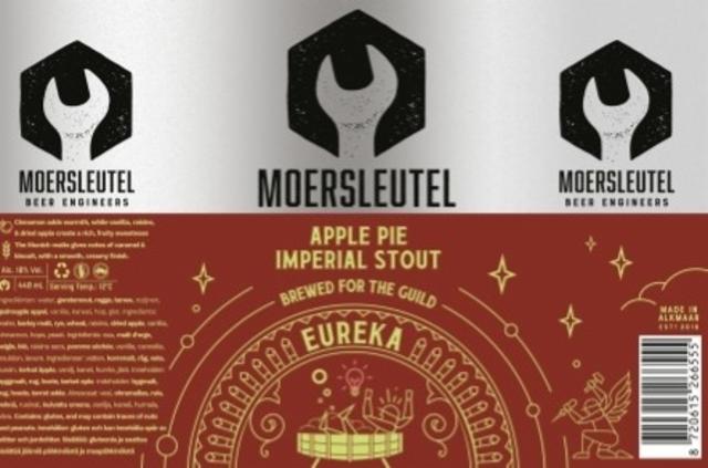 Eureka - Apple Pie Imperial Stout 10.0%, Brouwerij De Moersleutel, Netherlands