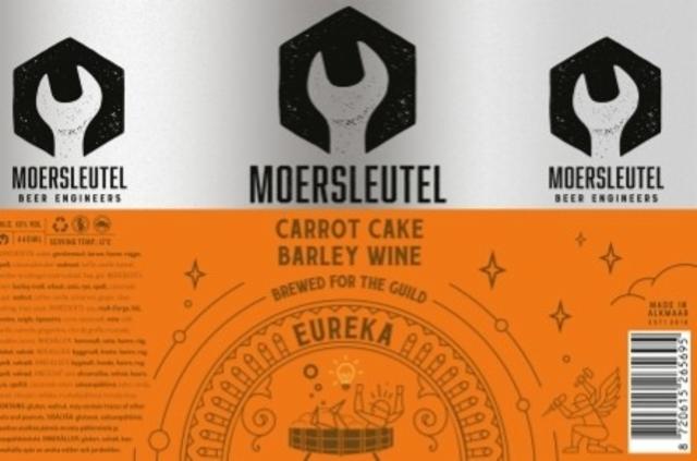 Eureka - Carrot Cake Barley Wine 10.0%, Brouwerij De Moersleutel, Netherlands