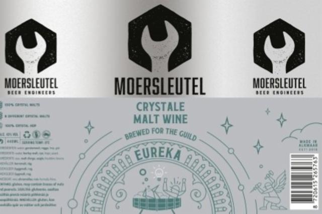 Eureka - Crystale Malt Wine 10.0%, Brouwerij De Moersleutel, Netherlands