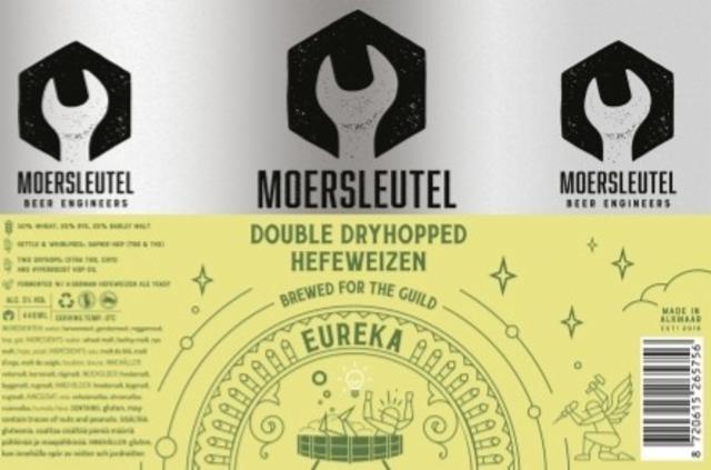 Eureka - Double Dryhopped Hefeweizen 5.0%, Brouwerij De Moersleutel, Netherlands