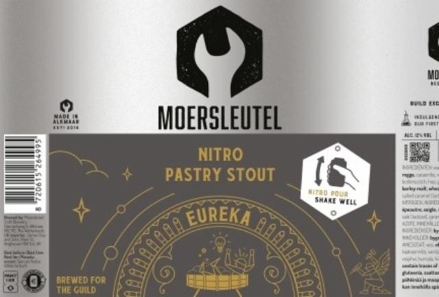 Eureka - Nitro Pastry Stout 12.0%, Brouwerij De Moersleutel, Netherlands