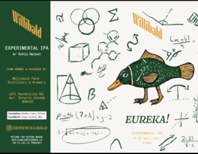 Eureka! Kohia Nelson 6.5%, Willibald Farm Brewery, Canada