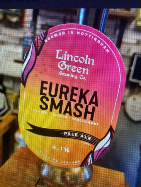 Eureka Smash 4.1%, Lincoln Green Brewing, England