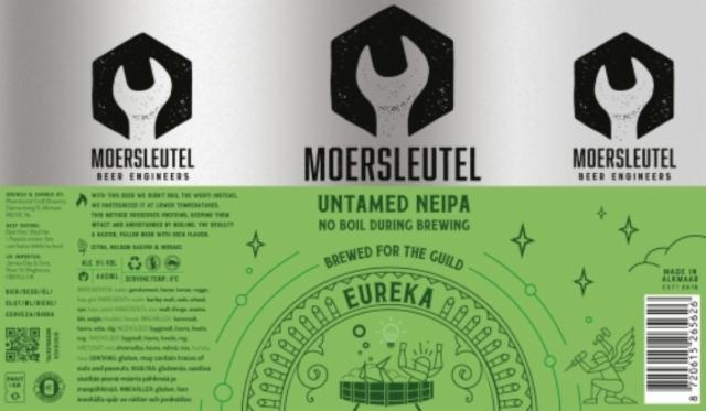 Eureka: Untamed NEIPA 5.0%, Brouwerij De Moersleutel, Netherlands