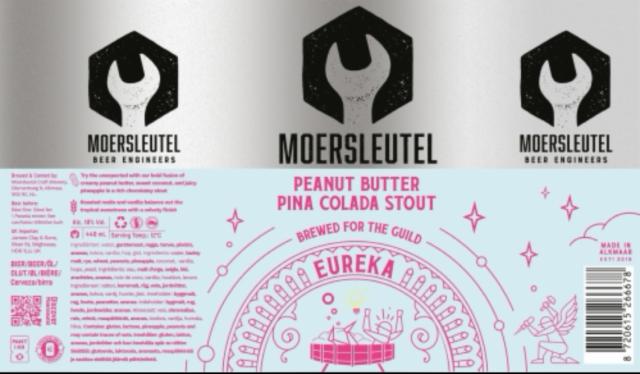 Eureka - Peanut Butter Pina Colada Stout 10.0%, Brouwerij De Moersleutel, Netherlands