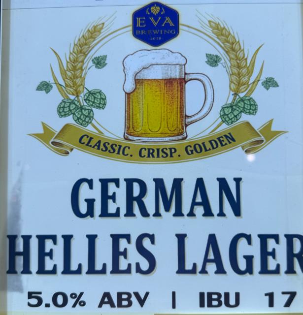 Eva brewing helles 5.0%, Eva brewing, Thailand