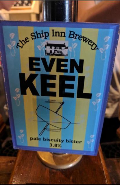 Even Keel 3.8%, The Ship, England