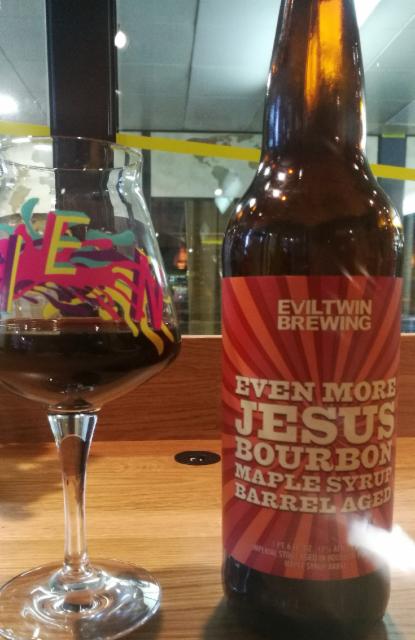 Even More Jesus Bourbon Maple Syrup Barrel Aged 12.0%, Evil Twin Brewing, United States
