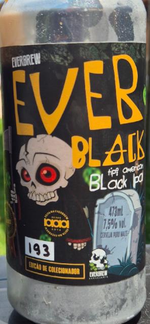 Ever Black 7.5%, Cervejaria EverBrew, Brazil