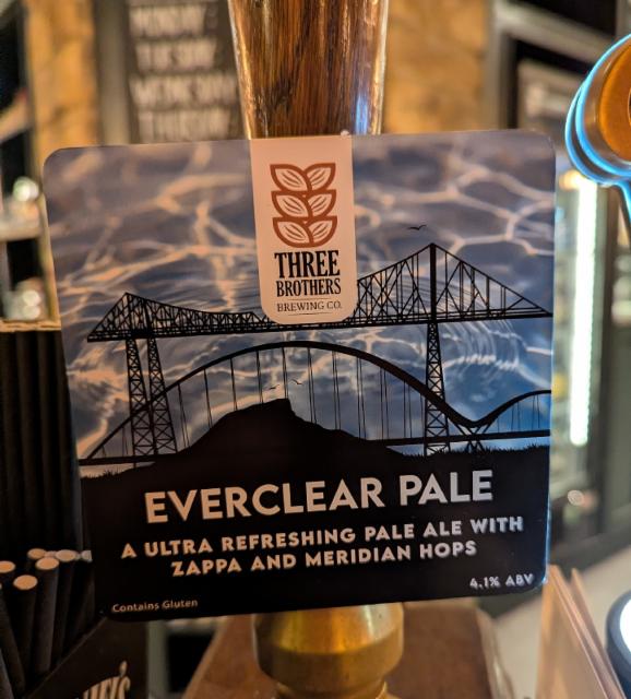 Everclear Pale 4.1%, Three Brothers Brewing Co, England