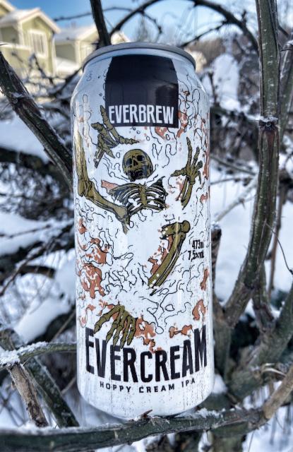 Evercream Hoppy Cream IPA 7.5%, Cervejaria EverBrew, Brazil