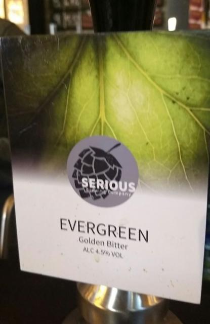 Evergreen 4.5%, Serious Brewing Co Ltd, England