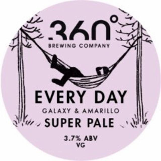 Every Day 3.7%, 360° Brewing Company, England
