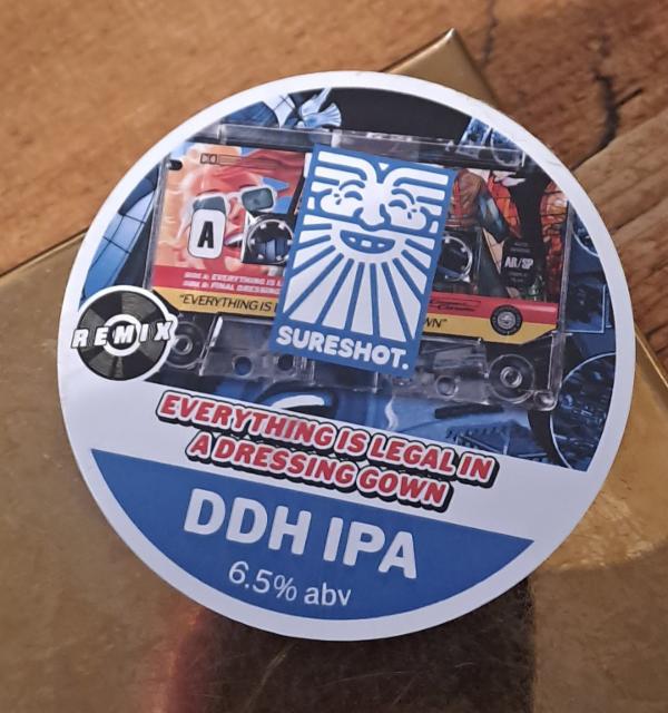 everything is legal in a dressing gown 6.5%, Sureshot Brewing, England