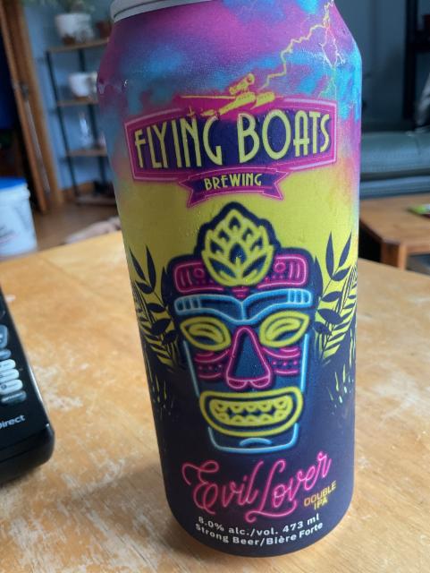 Evil Lover Double IPA, Flying Boats Brewing