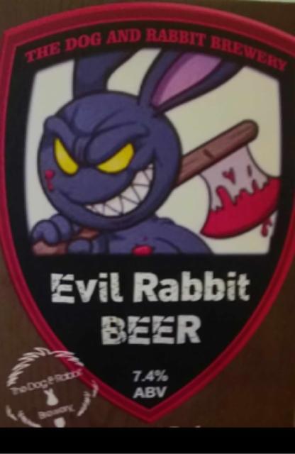Evil Rabbit 7.4%, The Dog And Rabbit Brewery, England