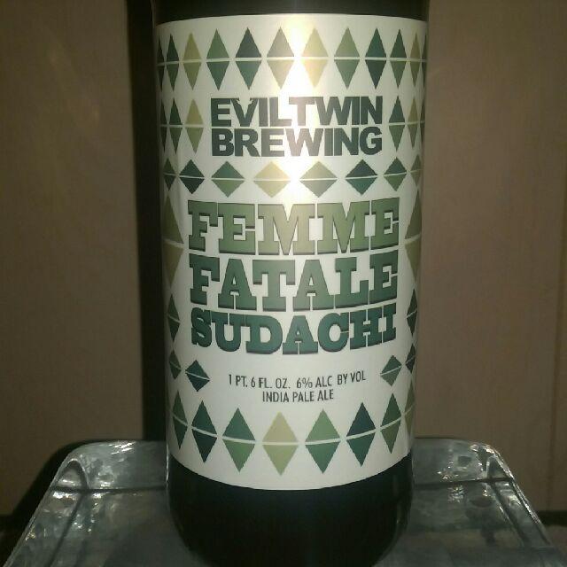 Evil Twin Femme Fatale Sudachi 6.0%, Evil Twin Brewing, United States