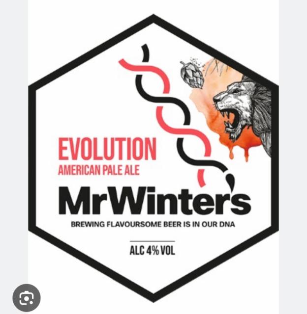 Evolution 4.0%, Mr Winter's (Winter's Brewing Co.), England
