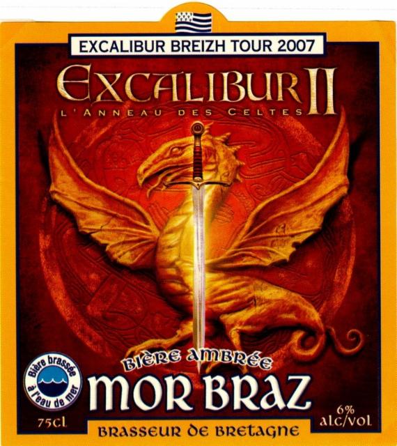 Excalibur II 6.0%, Brasserie Mor Braz, France
