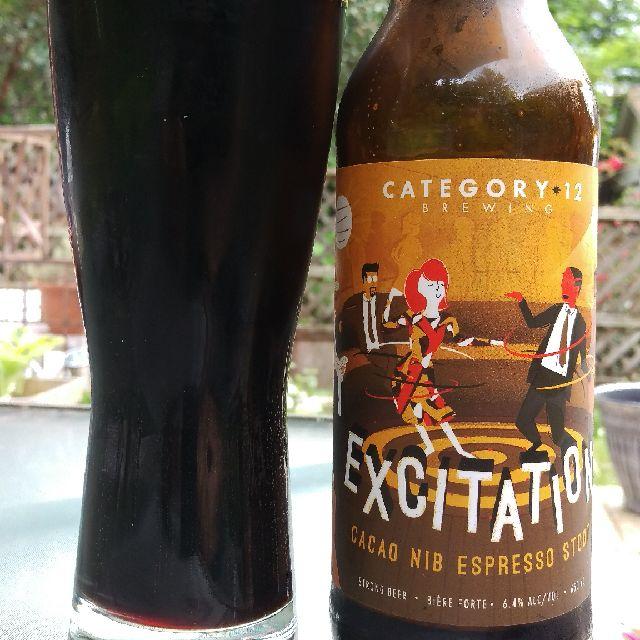Excitation Stout 6.4%, Category 12, Canada